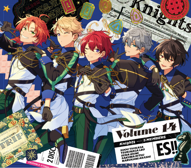 あんさんぶるスターズ！！アルバムシリーズ 『TRIP』Knights、オリコンデイリーアルバムランキング１位を獲得！！