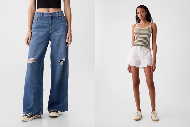 Gap、夏に向けたおすすめWOMEN’Sデニムを発売中