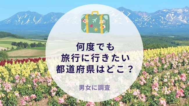 何度でも旅行に行きたい都道府県はどこか調査｜沖縄旅行＆リゾート・ホテル情報サイトがアンケート