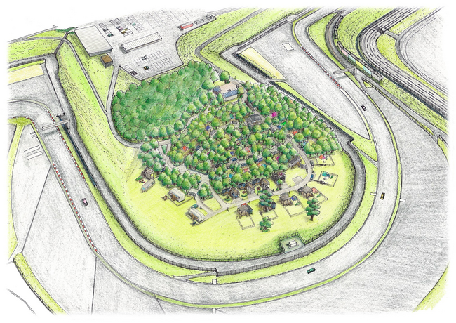 世界初グレード1サーキット・インサイド常設キャンプ場「RECAMP 富士スピードウェイ」 2024年秋開業予定