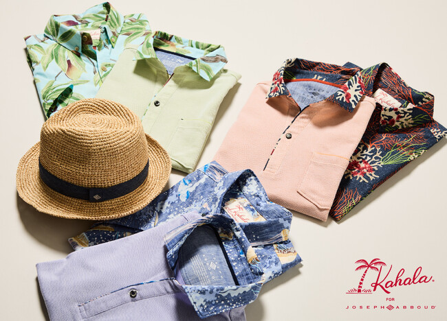 『JOSEPH ABBOUD』ハワイアパレルブランド「KAHALA」と初のコラボレーション“KAHALA ALOHA DADDY”ポロシャツを販売