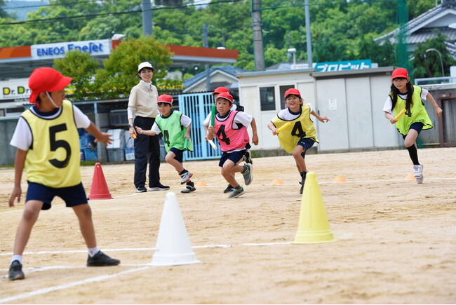 【兵庫県川西市2024】 ダイハツ陸上競技部 東谷小学校で陸上教室を開催！