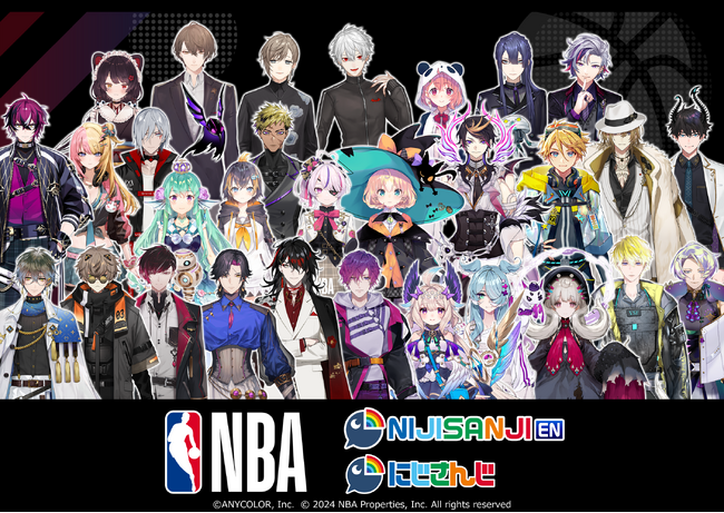 「楽天コレクション」、『NBA』と『NIJISANJI EN』/『にじさんじ』がコラボしたオリジナルグッズを発売決定