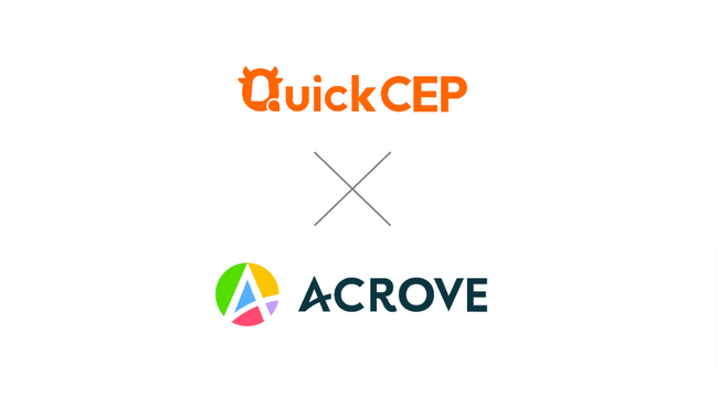 次世代CRM「QuickCEP」の日本における独占販売契約を締結