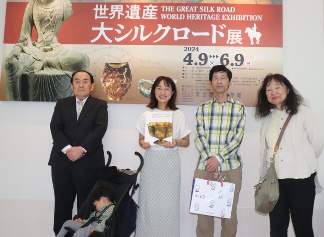 世界遺産大シルクロード展　入館者４万人に