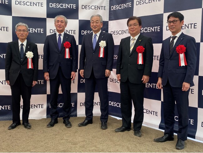 デサントアパレル水沢工場の建替え工事 地鎮祭を実施