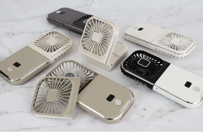 カバーが外せてお手入れ簡単！5wayスタンドネックファンがさらに使いやすくなって登場！