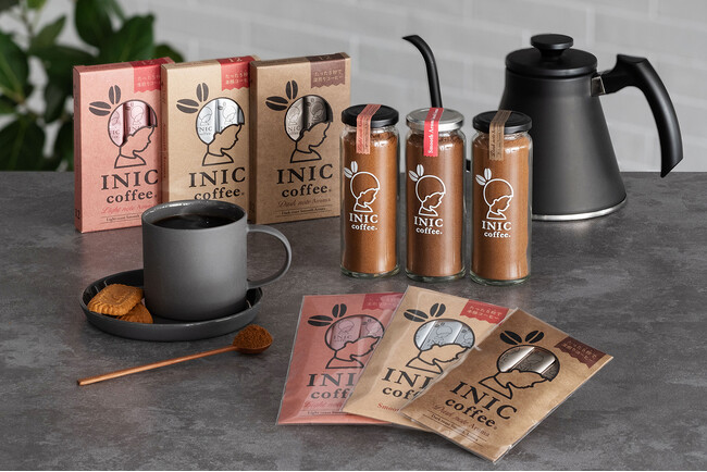 【5秒で本格コーヒー】イニックコーヒーが創業以来の人気No.1定番ブレンドに浅煎り「Light note Aroma」と深煎り「Dark note Aroma」を5月下旬に新発売