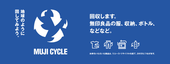 循環型社会の実現に向けた、商品回収におけるMUJIマイル付与対象の拡大