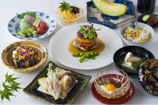 【ヒルトン広島】日本料理「泉水」 ベジタリアン懐石、寿司、鉄板焼コースメニュー