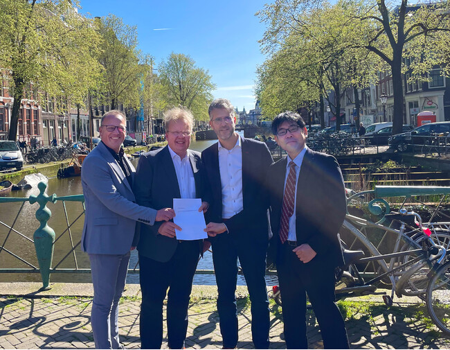 オランダの世界遺産運河の護岸改修PJ商業化フェーズのフレームワーク合意を締結