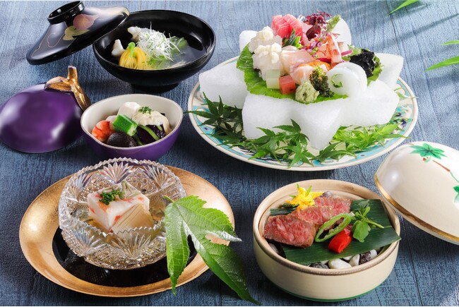 【シェラトン都ホテル大阪】松阪牛・鮑・鱧・鰻を味わう一夜限りの特別会席「涼月美食の饗宴 夏のおもてなし」販売