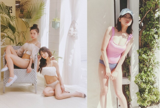 稲場愛香、古田愛理、本間日陽が、2024年の夏を彩る最新スイムウェアを披露「一足早く可愛い水着を着ることができて、夏が待ち遠しくなりました」