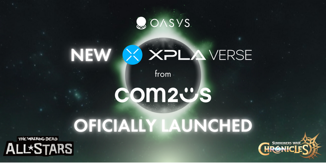 大手ゲーム会社Com2uSグループ参画の独自Layer2「XPLA Verse」がOasysにローンチ。6月より「サマナーズウォー：クロニクル」と「ウォーキング・デッド：オールスターズ」の提供開始
