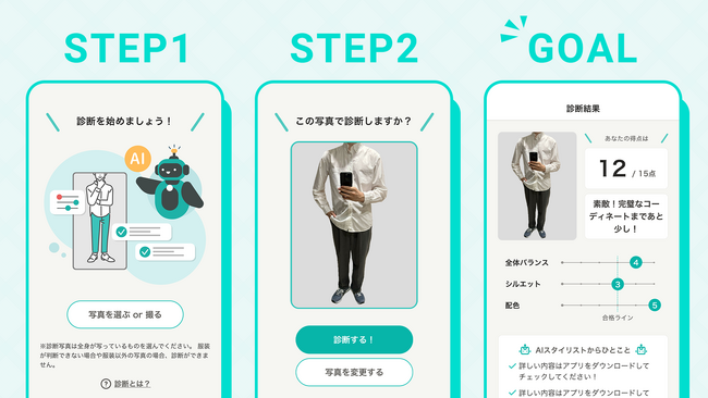ダサいかどうかがすぐにわかる！?ファッション相談アプリ「coordimate」がAI診断機能をリリース