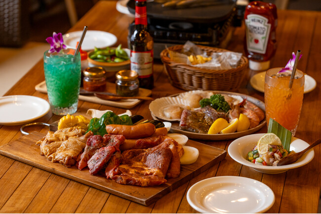JR大宮駅直結！アロハテーブル ルミネ大宮、テラス限定BBQ「ハワイアンBBQ ビアガーデン」開催中