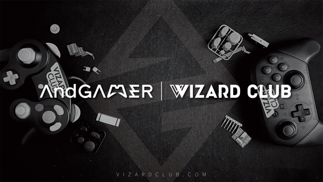 任天堂タイトルを中心にカスタムコントローラを展開する「VIZARD CLUB」が「AndGAMER」グループへ参画