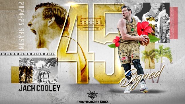 #45 ジャック・クーリー選手 契約(継続)のご報告