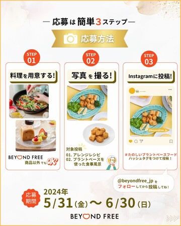 プラントベースフードを撮影して投稿しよう！「＃たのしいプラントベースフード」フォトコンテストを開催！