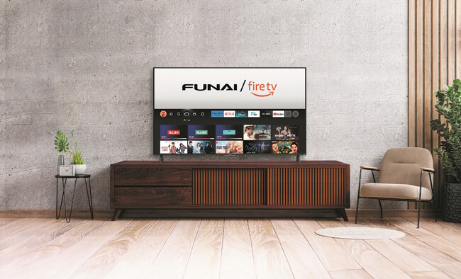 【創業50周年記念モデル】「FUNAI Fire TV搭載スマートテレビ」にフラグシップモデル登場！