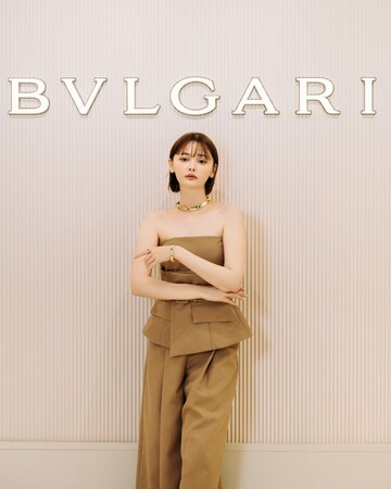 新宿伊勢丹 本館1階 ザ・ステージ「ブルガリ ポップアップストア」に俳優の玉城ティナさんが来場