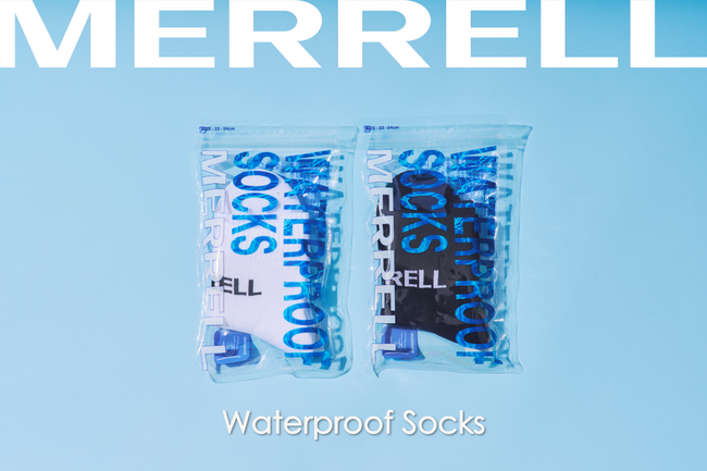 雨天の日常も、アウトドアフェスも。「 HYDRO MOC ＋ 防水ソックス 」で出かけよう！「MERRELL WATERPROOF SOCKS」2024年6月7日(金)より発売！