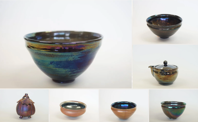 世界初！釉薬を使わずに作った曜変天目（ようへんてんもく）の作品展が岡山県で初開催