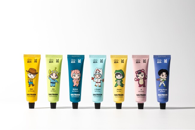 【BTSキャラクターTinyTAN】SALTRAIN (ソルトレイン)とトイストーリーとトリプルコラボしたデンタル製品発売】