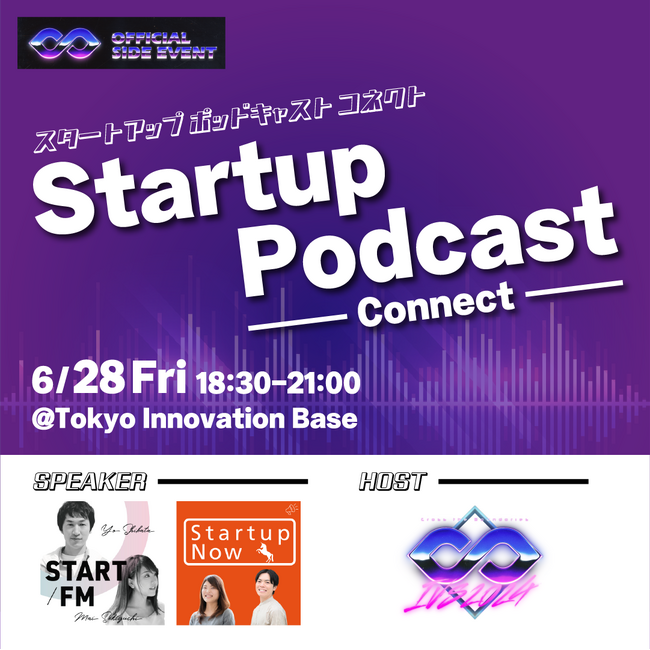 スタートアップのポッドキャスト配信者とリスナーが繋がるイベントを「IVS」と共同開催（ゲスト：START/FM、Startup Now）