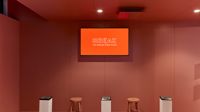 オフィス喫煙所サイネージ「BREAK」、設置施設の拡充で月間想定リーチ数400万人を突破