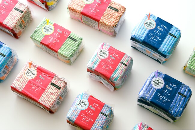 ヘラルボニーの契約作家7名のアートが個包装にあしらわれた生理用ナプキン、6月1日（土）より全国販売