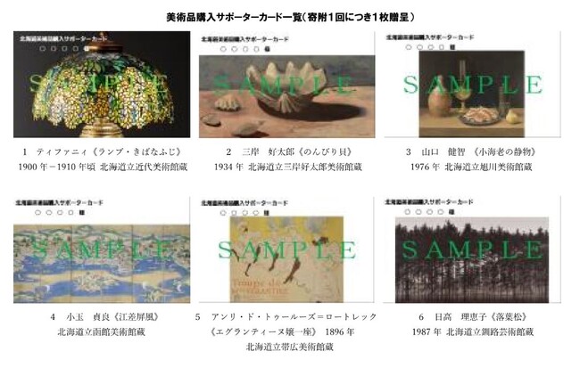 北海道美術品購入サポーター制度の開始について