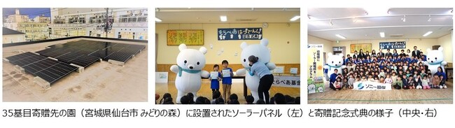 太陽光発電設備「そらべあ発電所」の寄贈を希望する幼稚園・保育園・こども園を募集しています。（応募先：そらべあ基金）