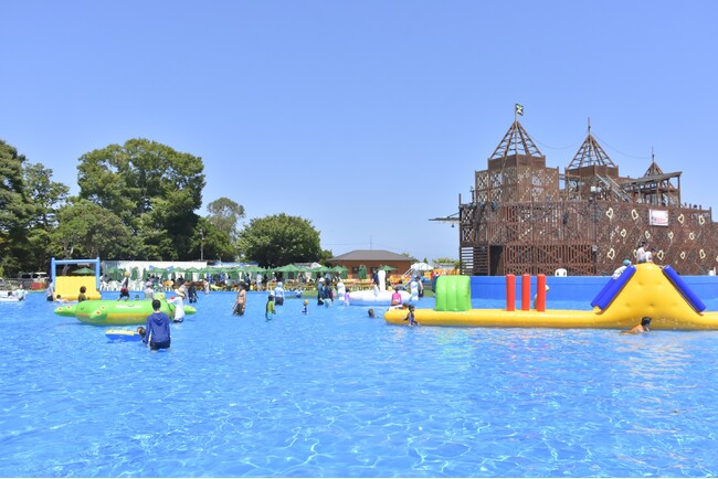 夏期限定！伊豆ぐらんぱる公園に巨大な水遊びゾーン「ウォーターランドぷるぷる」がOPEN