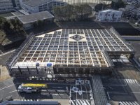 国内初 エヌ・シー・エヌとMUJI HOUSE共同で 2,000平方メートル以上の大規模木造建築の『ZEB』認証を取得