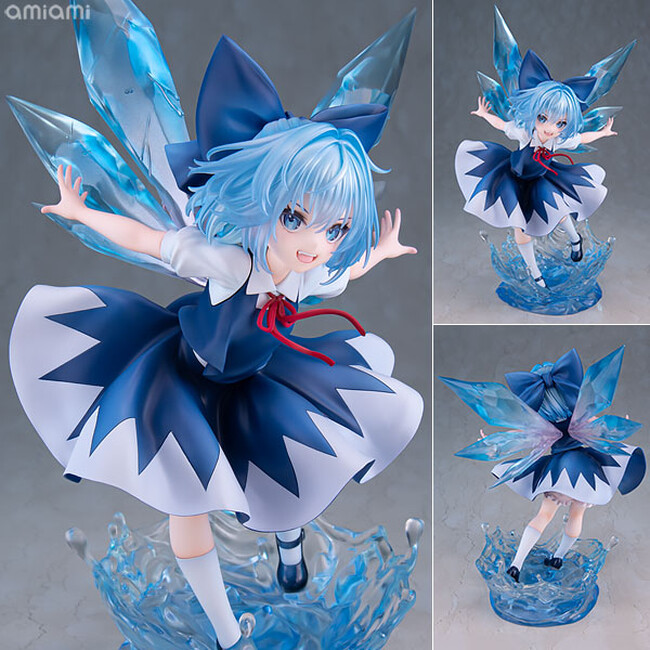 大人気イラストレーター「羽々斬(うーうーざん)」氏ご監修のもと『東方Project』のチルノが立体化。あみあみにて予約受付中。