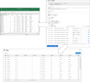 Excelファイルを利用したアプリケーションの作成イメージ Excelファイルを利用したアプリケーションの作成イメージ