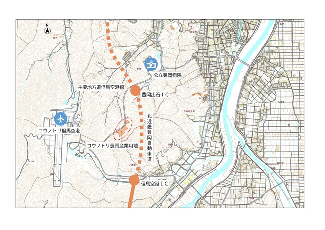 交通利便性に優れた立地条件！「コウノトリ豊岡産業用地」の分譲公募開始