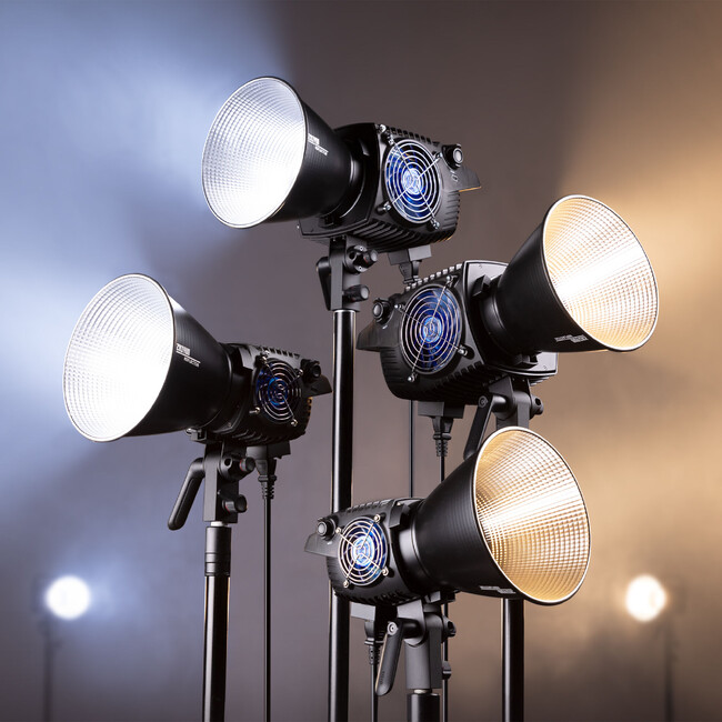 圧倒的なコンパクト＆高出力。ZHIYUN社製バイカラーCOBスタジオライト「MOLUS B100 / B200 / B300 / B500」