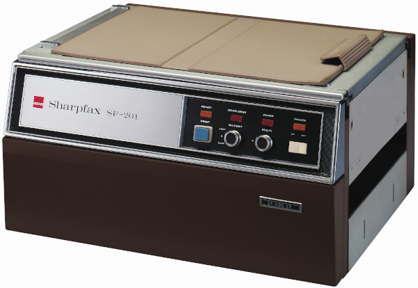 1972年発売の「シャープファックス」＜SF-201＞が「複写機遺産」に認定