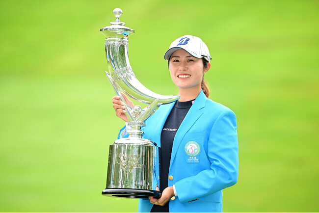 大里桃子 ブリヂストンゴルフのボールで国内女子ツアー3勝目！