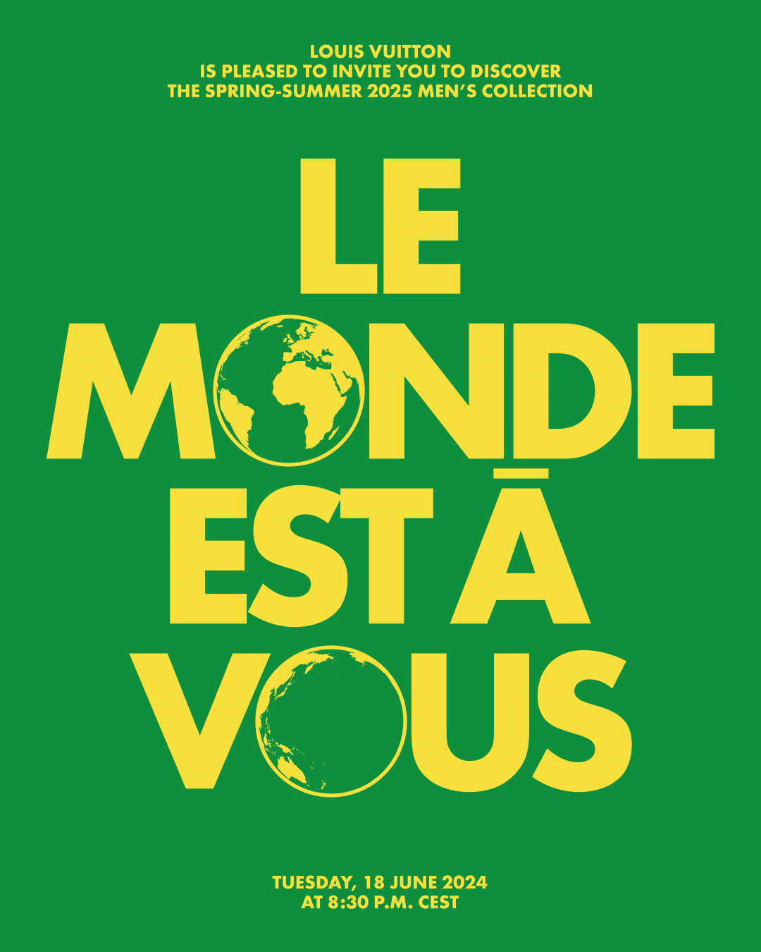 【ルイ・ヴィトン】2025春夏メンズ・コレクション ショー、6月18日にパリで開催