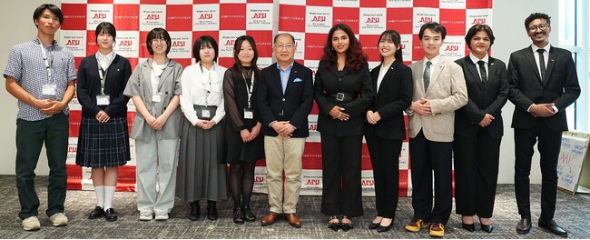 APUの初代 高校生・在校生の特命副学長・サミットメンバー就任