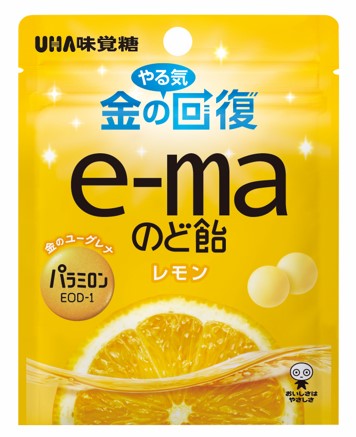 ＼疲れた身体にピッタリの「e-ma」登場！／ UHA味覚糖「e-maのど飴　金のユーグレナ」2024年6月11日（火）より発売