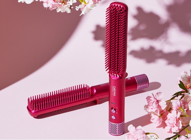 韓国市場でシリーズ累計３５億円突破のブラシ型ヘアアイロン！「チョンダムスタイル　ダブルアクションヘアブラシ」が日本初上陸！