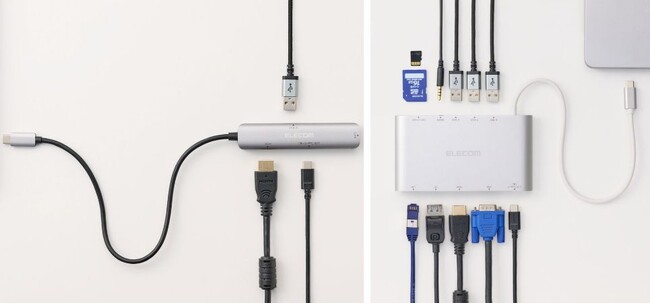 パソコンのポート不足を解消！あらゆるデバイスを一括接続できるタイプとスリムタイプのUSB-C接続ドッキングステーションを新発売