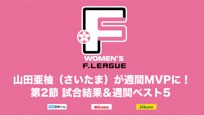山田亜柚（さいたま）が週間MVPに！浦安が大量得点で勝利！第2節 試合結果【女子Ｆリーグ2024-2025】