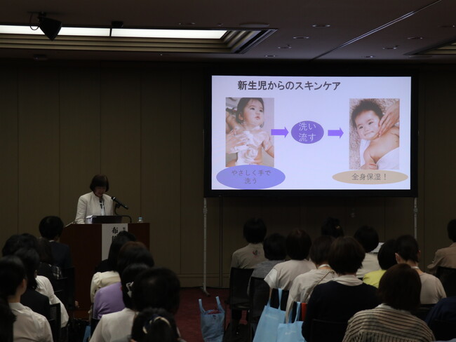 【講演会共催報告】第80回日本助産師学会ランチョンセミナーに共催講演「新生児期から始めるスキンケア」「出生翌日から始めるスキンケアで健康な肌作りを」が大盛況
