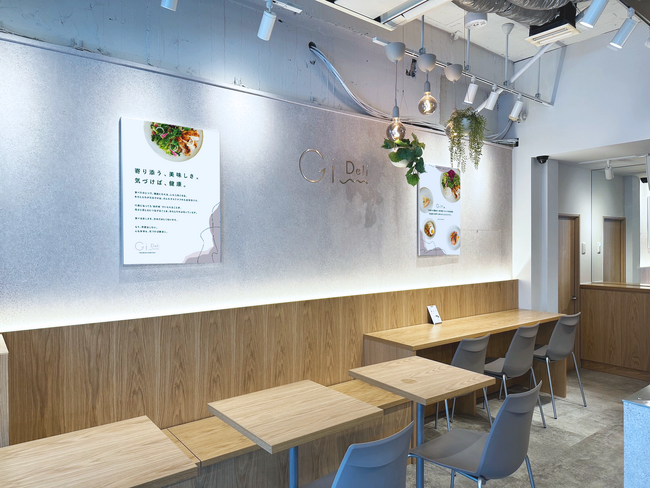 カフェスペースを併設！銀座で人気のテイクアウト専門店、Gi Deliがリニューアル。より手軽にヘルシーランチを。