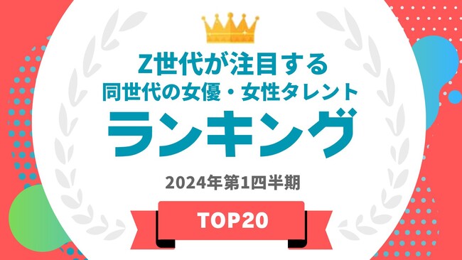 『タレントパワーランキング』がZ世代が注目している同世代の女優・女性タレントランキングを発表！WEBサイト『タレントパワーランキング』ランキング企画第337弾！